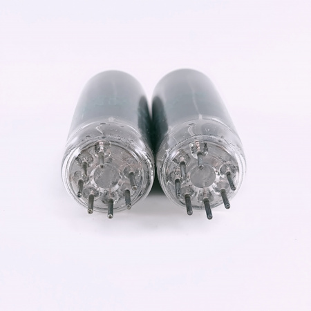 2 X JHS 6005 / 6AQ5W SYLVANIA TUBE. 1964 PROD. BLA. PLA. MATCHED PAIR. 50.CH166