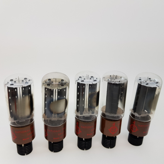 5 X 5R4GYA GE TUBE. NATIONAL BRANDED....