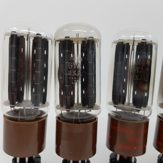 5 X 5R4GYA GE TUBE. NATIONAL BRANDED....