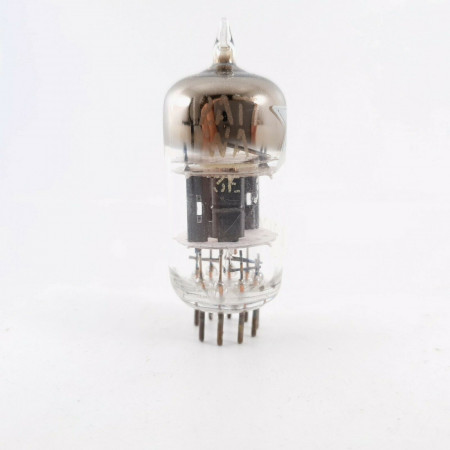 1 X E81CC ZAERIX TUBE. BLACK PLATES. TILTED GETTER. COPPER RODS. 3 MICA. CP  ENA