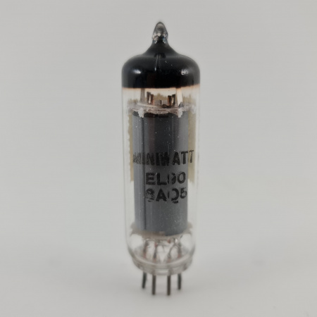 1 X EL90 / 6AQ5 MINIWATT TUBE. 1950s LAMPARA Z PROD. SOLID GETTER. 63. CH166
