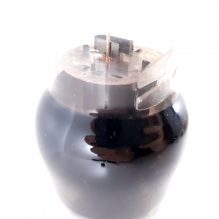 1 X 6L6G TUNGSOL TUBE. BLACK PLATES. 79%. CJ  ENA