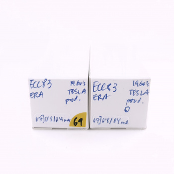 2 X ECC83 ERA TUBE. 1960s...