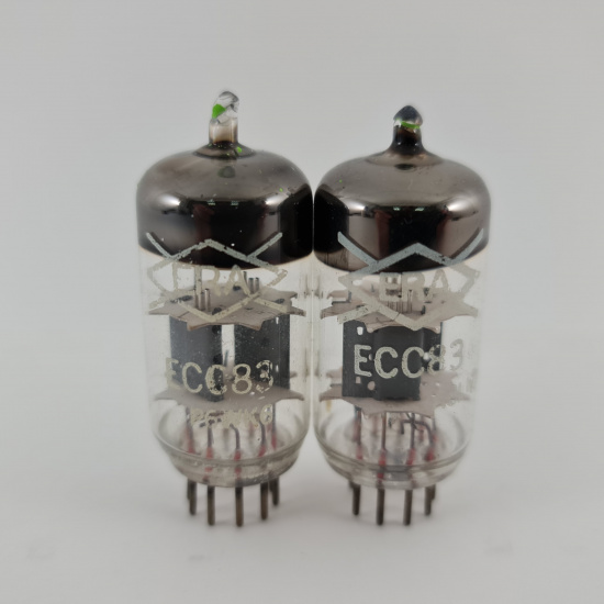 2 X ECC83 ERA TUBE. 1960s RFT/ TESLA...