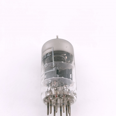1 X CV4024 / 12AT7WA / 6060 BRIMAR TUBE. 1960s PROD. BLACK PLATES. 70. CH166