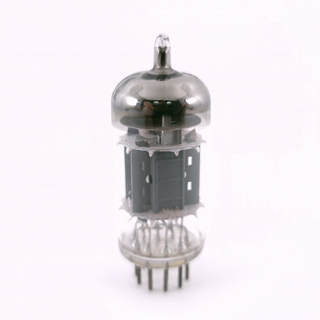 1 X E83CC SIEMENS TUBE. 1960s PROD. 3M. BALANCED TRIODES. HIGH GAIN. 74. CH166