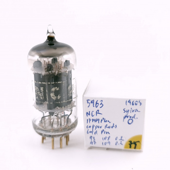 1 X 5963 NCR TUBE. 1960s...