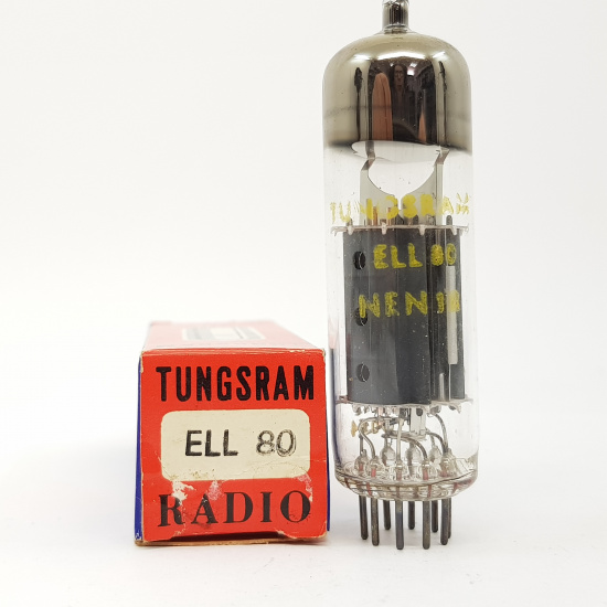 1 X ELL80 TUNGSRAM TUBE. SOLID GETTER. NOS/NIB. RC141