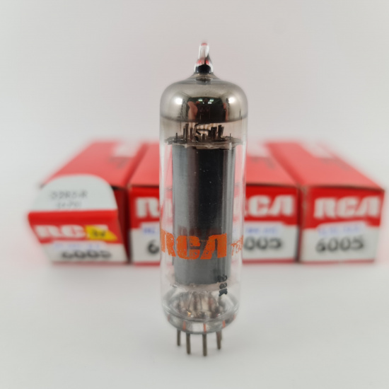 4 X 6005 / 6AQ5W RCA TUBE. 1960s...