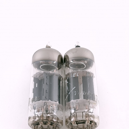 2 X 6CG7 / 6FQ7 HALTRON TUBE. 1960s HITACHI PROD. MATCHED PAIR. 81. CH166