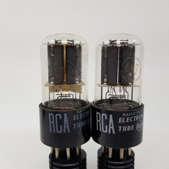 2 X 6N7GT RCA TUBE. MATCHED PAIR....