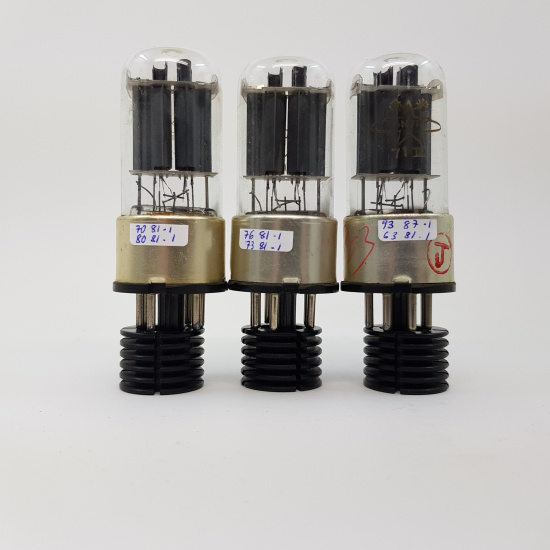 3 X 6N7GT TUBE. USED. 1971. RC141