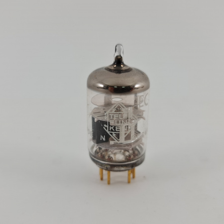 1 X E88C / 8255 SINGLE TRIODE TELEFUNKEN TUBE. 1960s PROD. 3 MICA. GOLD PIN. HIGH GAIN. 90. CH166