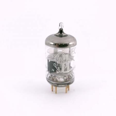1 X E88C / 8255 SINGLE TRIODE TELEFUNKEN TUBE. 1960s PROD. 3 MICA. GOLD PIN. HIGH GAIN. 90. CH166