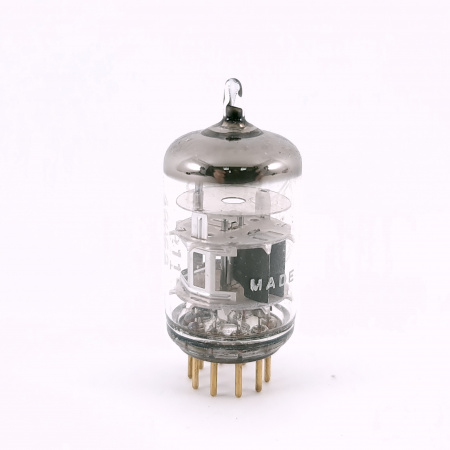 1 X E88C / 8255 SINGLE TRIODE TELEFUNKEN TUBE. 1960s PROD. 3 MICA. GOLD PIN. HIGH GAIN. 90. CH166