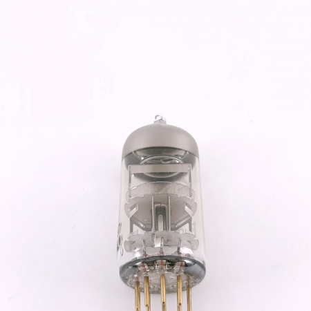 1 X E88C / 8255 SINGLE TRIODE VALVO TUBE. 1960s PHILIPS PROD. 3 MICA. GOLD PIN. HIGH GAIN. 91. CH166