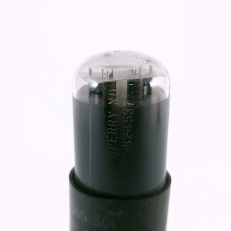1 X 12SL7GT TUNG-SOL TUBE. 1940s PROD. BLACK ROUND PLATES. FLAT GETTER.93.CH166