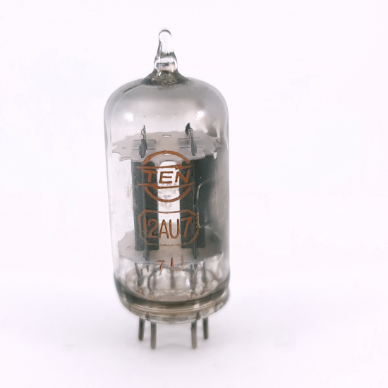 1 X 12AU7 TEN TUBE. 1960s PROD. 17MM...