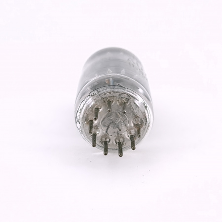 1 X 12AU7 / ECC82 GENERAL ELECTRIC TUBE. 1960s PROD. 17MM PLATES.USED.103.CH166