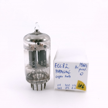 1 X ECC82 MARCONI TUBE....