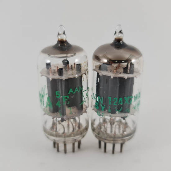 2 X 12AX7WA SYLVANIA TUBE. 1970s...