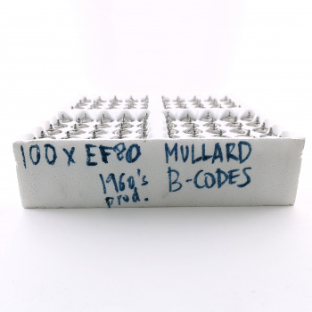 100 X EF80 MULLARD TUBE....