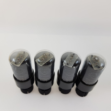 4 X 6V6GT MULLARD TUBE. NOS. MATCHED QUAD. BRITISH PRODUCTION. FR J CODE. C143