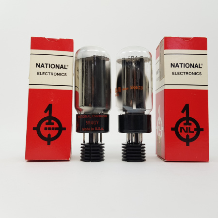 2 X 5R4GYB + 5R4GY NATIONAL TUBE. RCA PRODUCTION. PAIR TUBE. NOS / NIB. RC143
