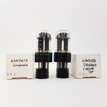2 X 6SN7GTB SYLVANIA TUBE....