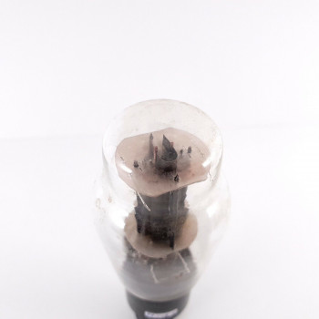 1 X 6L6G SYLVANIA TUBE. BLACK PLATES. 77%. CJ  ENA 2