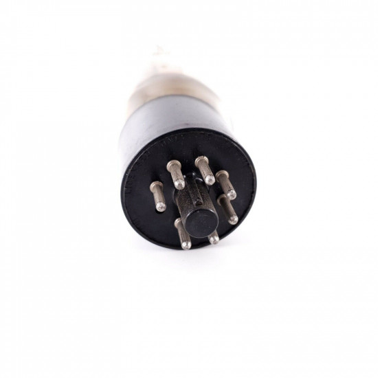 1 X 6L6G SYLVANIA TUBE. BLACK PLATES. 77%. CJ  ENA