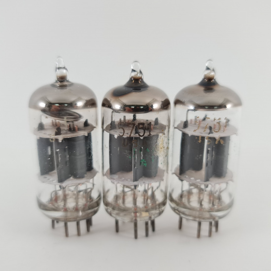 3 X 5751 SYLVANIA TUBE. 1960s PROD....