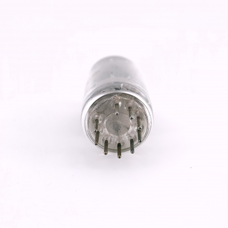 1 X 12AU7A SYLVANIA TUBE. 1960s PROD. 17MM PLATES. COPPER RODS. USED. 120.CH166