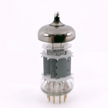 1 X ECC865 INDUSTRO TUBE. 1960s RSD PROD. SMOOTH PLATES. 3M. GOLD PIN.123.CH166