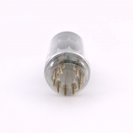 1 X ECC865 INDUSTRO TUBE. 1960s RSD PROD. SMOOTH PLATES. 3M. GOLD PIN.123.CH166