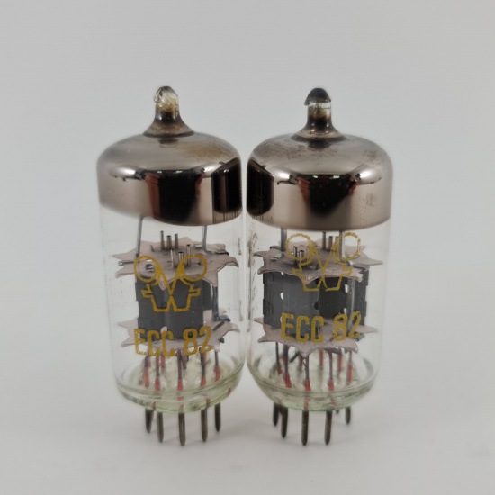 2 X ECC82 ANNA SEGHERS TUBE. 1960s...