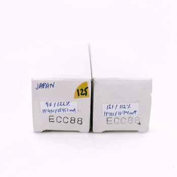 2 X ECC88 TUBE. 1960s JAPAN...