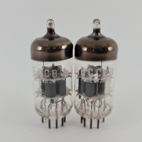 2 X ECC88 TUBE. 1960s JAPAN PROD....