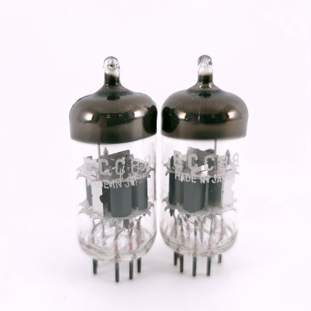 2 X ECC88 TUBE. 1960s JAPAN PROD. 125. CH166