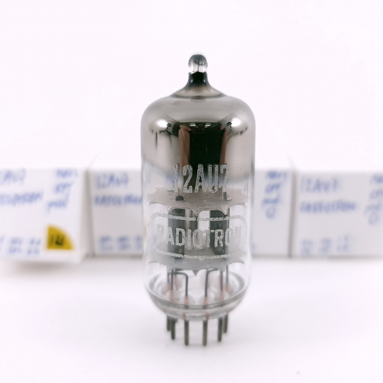 4 X 12AU7 RADIOTRON TUBE. 1960s RFT...