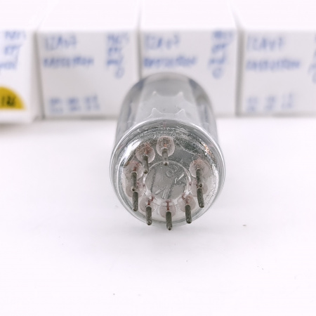 4 X 12AU7 RADIOTRON TUBE. 1960s RFT PROD. MATCHED QUAD. 126. CH166