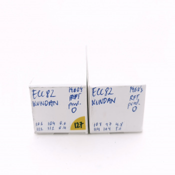 2 X ECC82 KUNDAN TUBE....