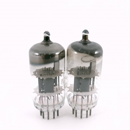 2 X ECC82 KUNDAN TUBE. 1960s RFT PROD. MATCHED PAIR. 127. CH166