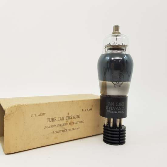 1 X 6J8G NATIONAL UNION TUBE. NOS / NIB. RCB199