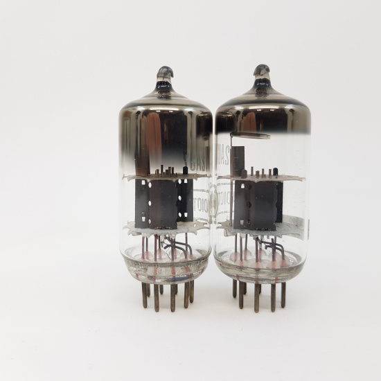 2 X 12AU7 RADIOTRON TUBE. 1960s PROD....