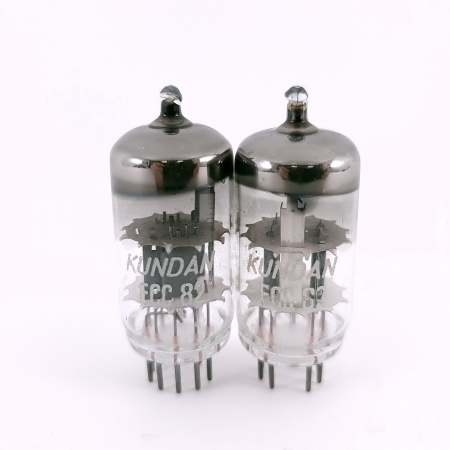 2 X ECC82 / 12AU7 KUNDAN TUBE. 1960s RFT PROD. MATCHED PAIR. 130. CH166