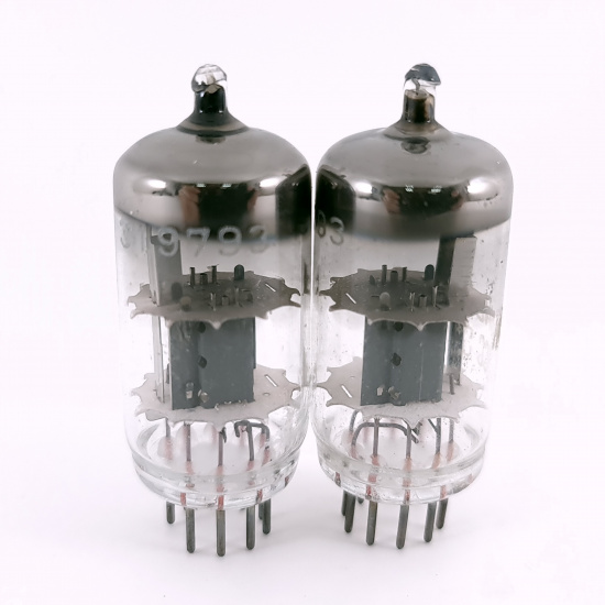 2 X ECC82 / 12AU7 KUNDAN TUBE. 1960s...