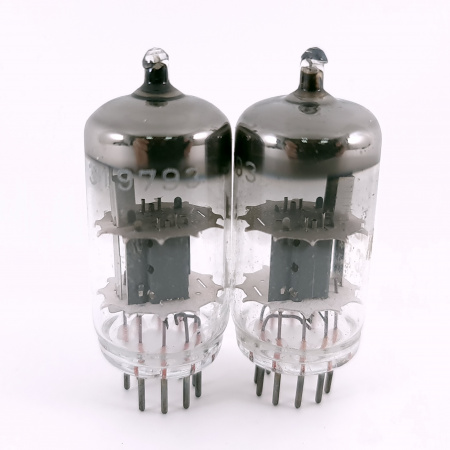 2 X ECC82 / 12AU7 KUNDAN TUBE. 1960s RFT PROD. MATCHED PAIR. 130. CH166