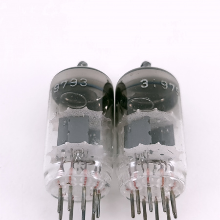 2 X ECC82 / 12AU7 KUNDAN TUBE. 1960s RFT PROD. MATCHED PAIR. 130. CH166
