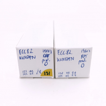 2 X ECC82 / 12AU7 KUNDAN...